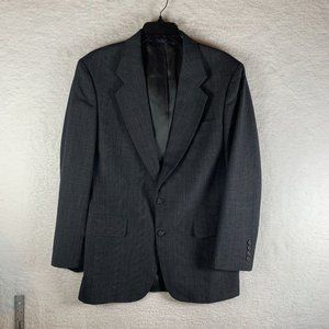 JoS. A Bank Executive Collection Blazer Jacket Mens 38 Gray Wool Single Breasted